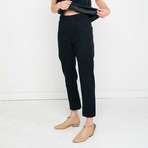 Elizabeth Suzann Clyde Work Pant in Cotton Twill